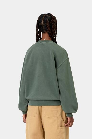 Carhartt WIP W' Nelson Sweatshirt - Dark Scarab(Garment Dyed)