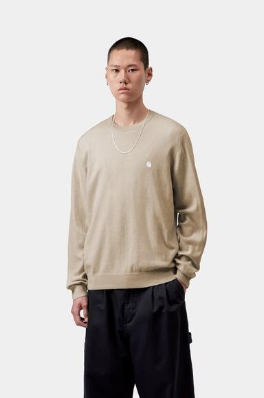 Carhartt WIP Madison Sweater -Fleur De Sel/Wax