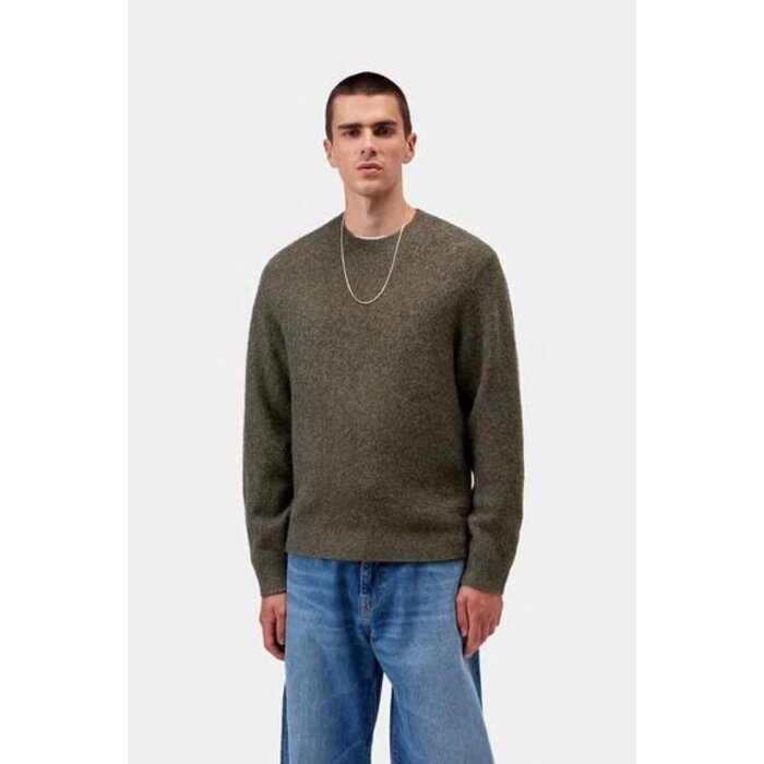 Carhartt WIP Curtis Sweater - Tangled Shungite