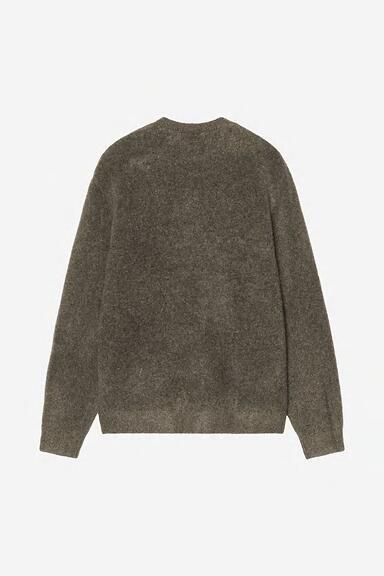 Carhartt WIP Curtis Sweater - Tangled Shungite
