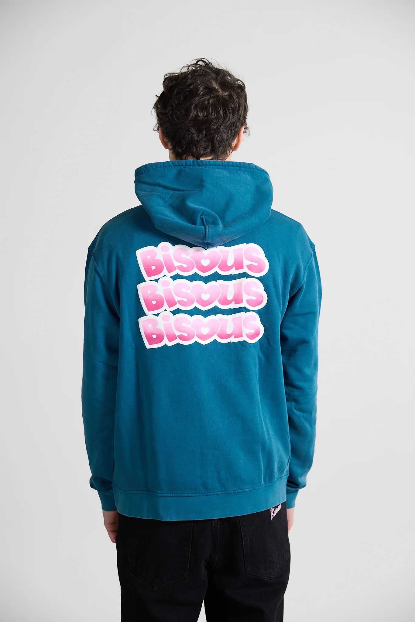Bisous Skateboards Hoodie Tony - Blue