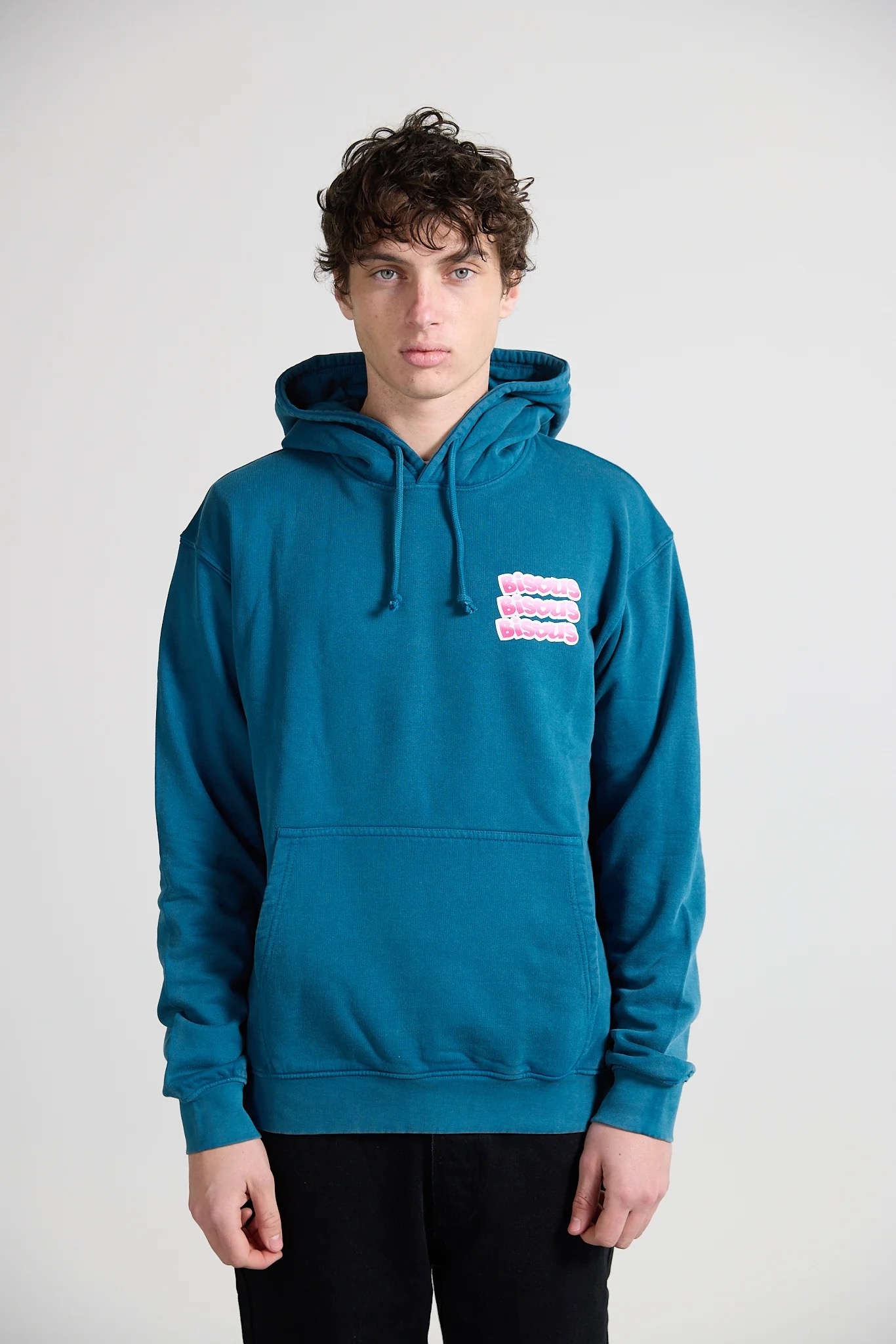 Bisous Skateboards Hoodie Tony - Blue