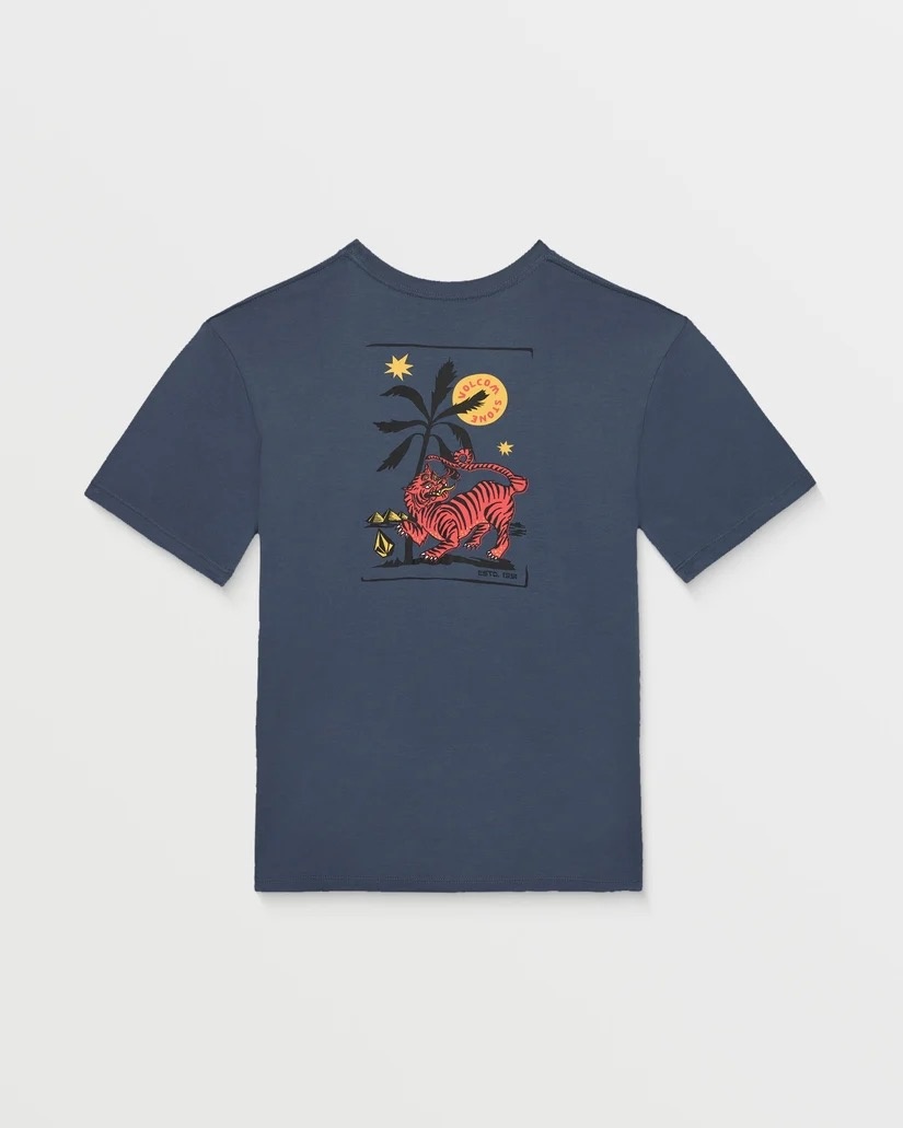 Volcom Weirdcard S/S T-Shirt - Storm Blue