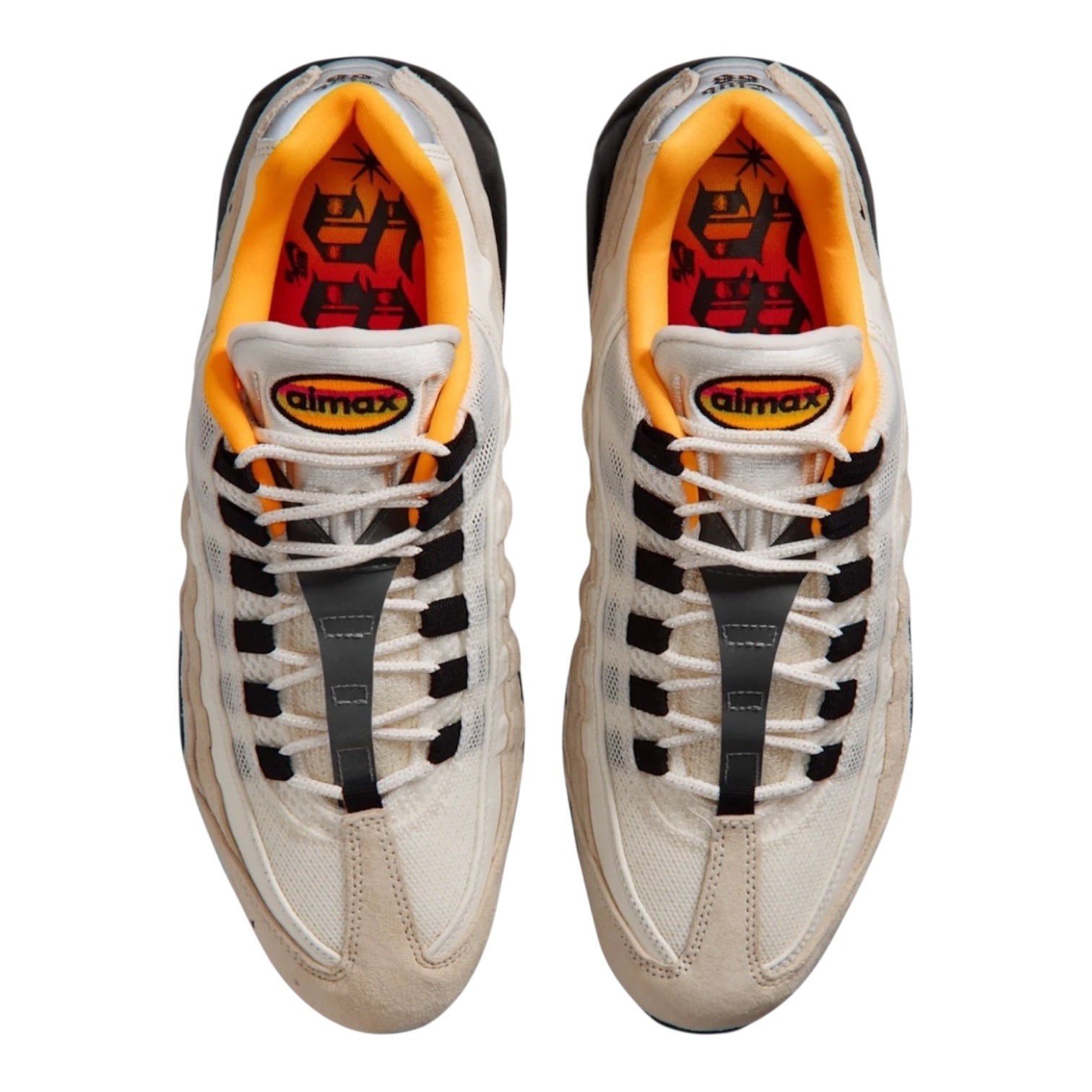 Nike SB SB Air Max 95 WCP  - Sail/Black-Laser Orange