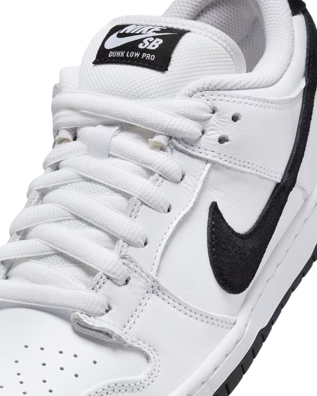 Nike SB SB Dunk Low Pro - White/Black/White