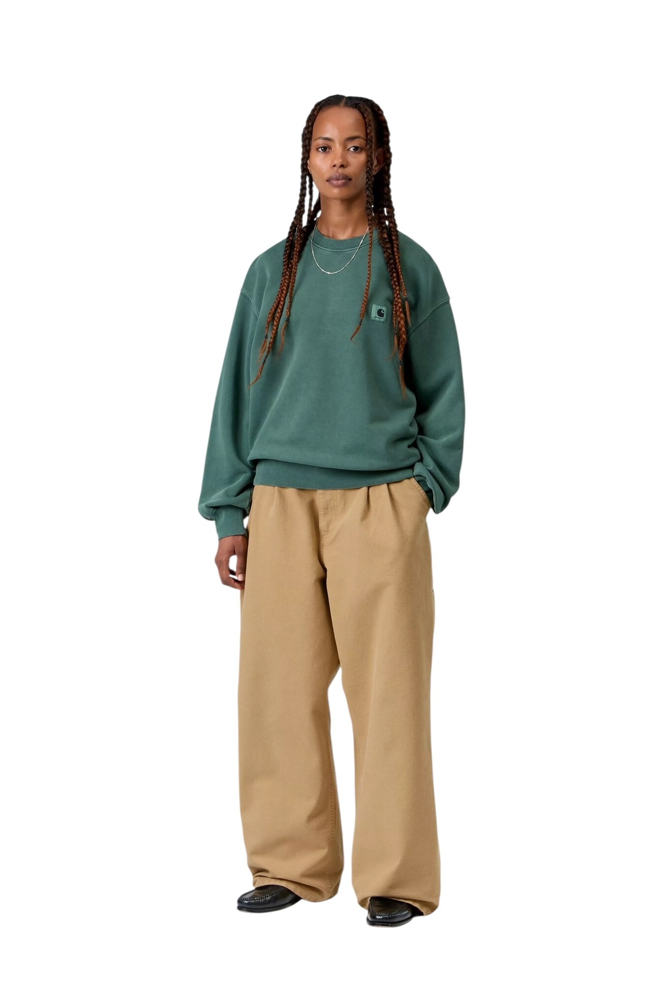 Carhartt WIP W' Billie Single Knee - WIP Dusty H Stone Washed