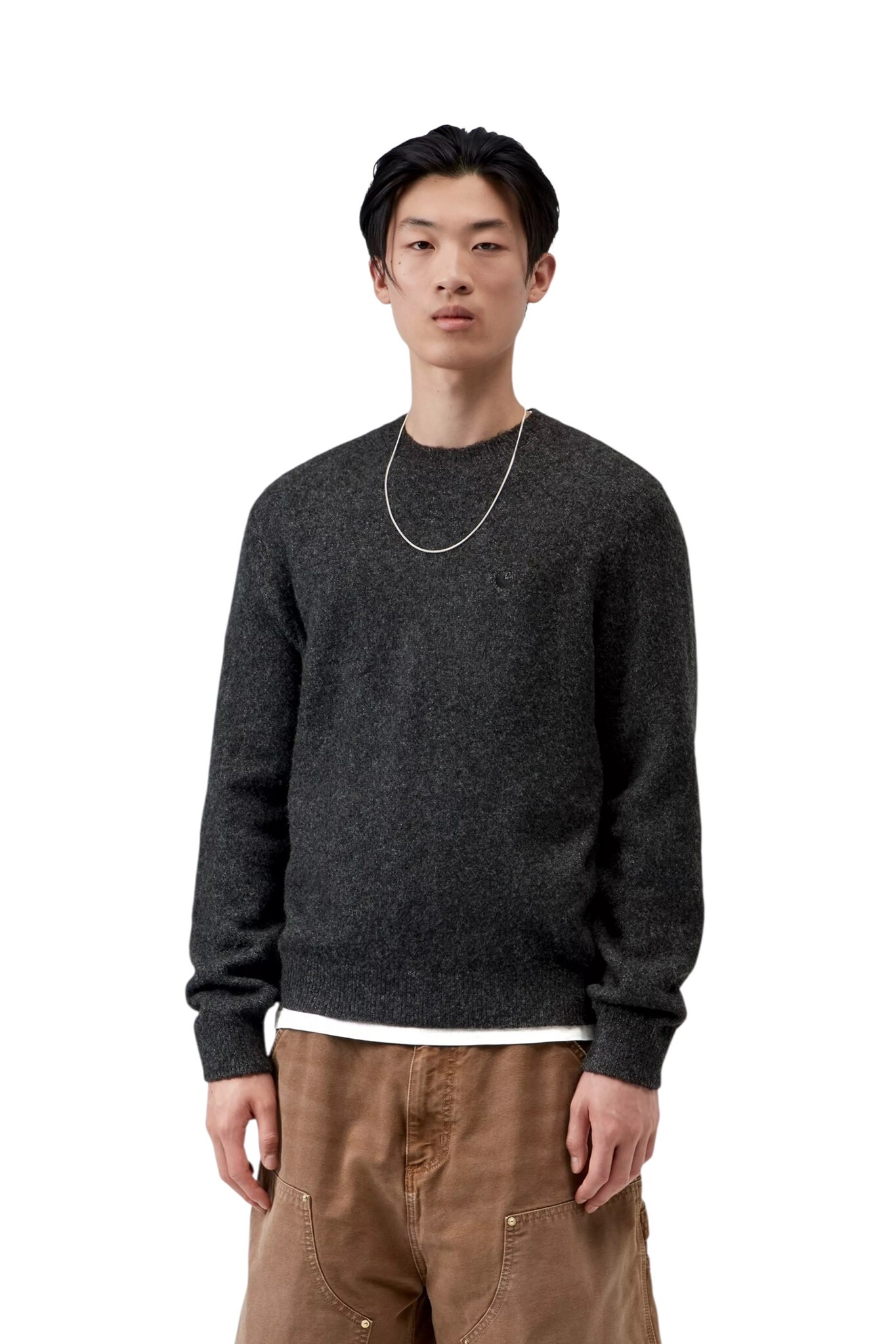 Carhartt WIP Curtis Sweater - Tangled Black