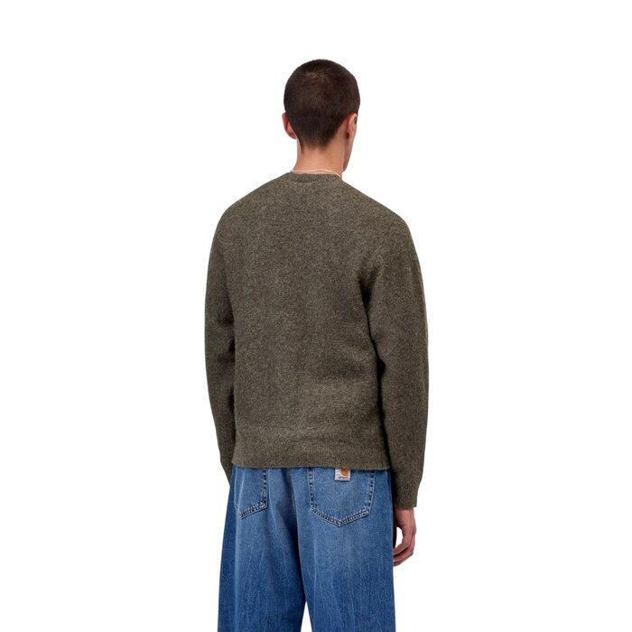 Carhartt WIP Curtis Sweater - Tangled Shungite