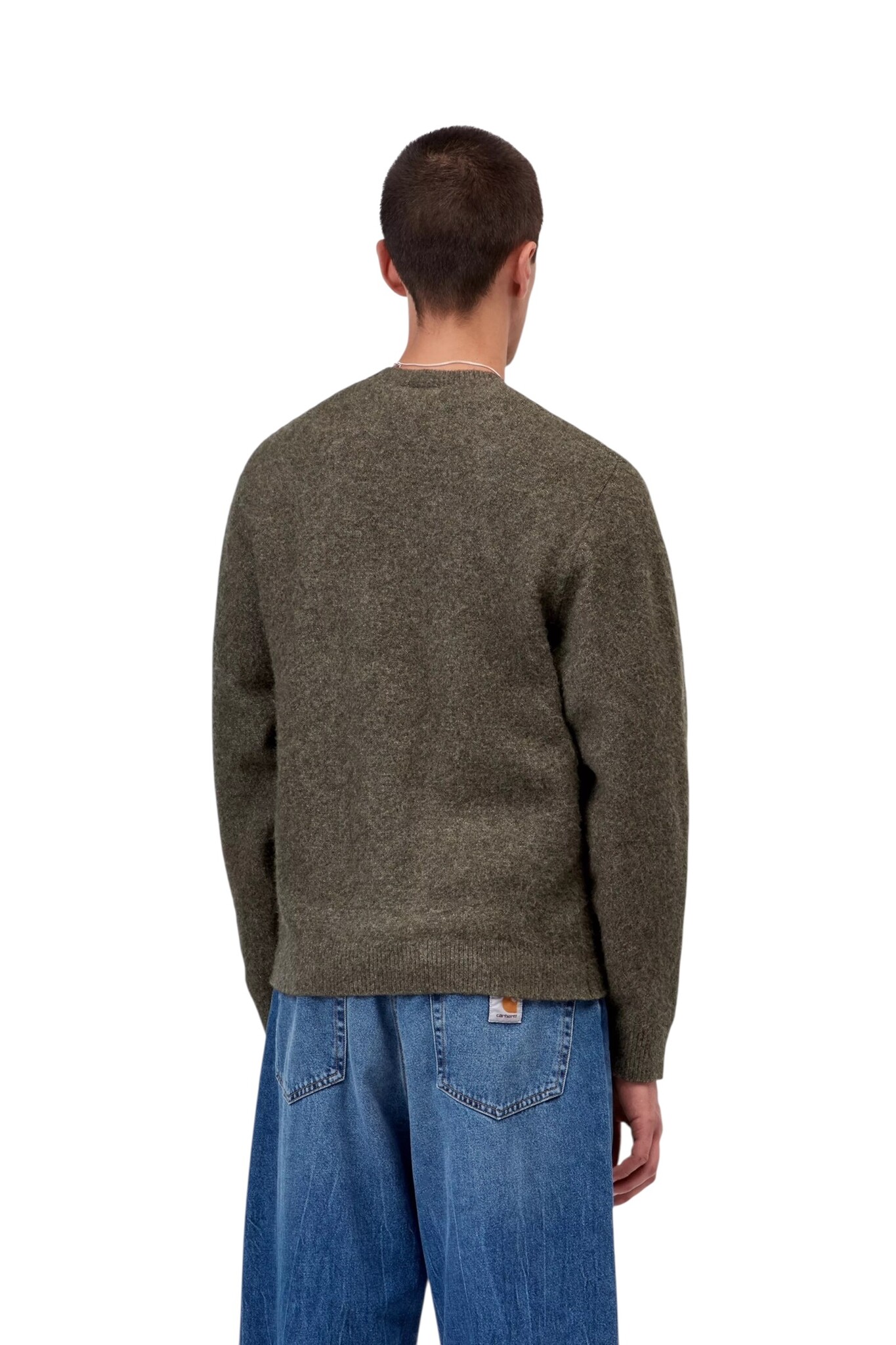 Carhartt WIP Curtis Sweater - Tangled Shungite