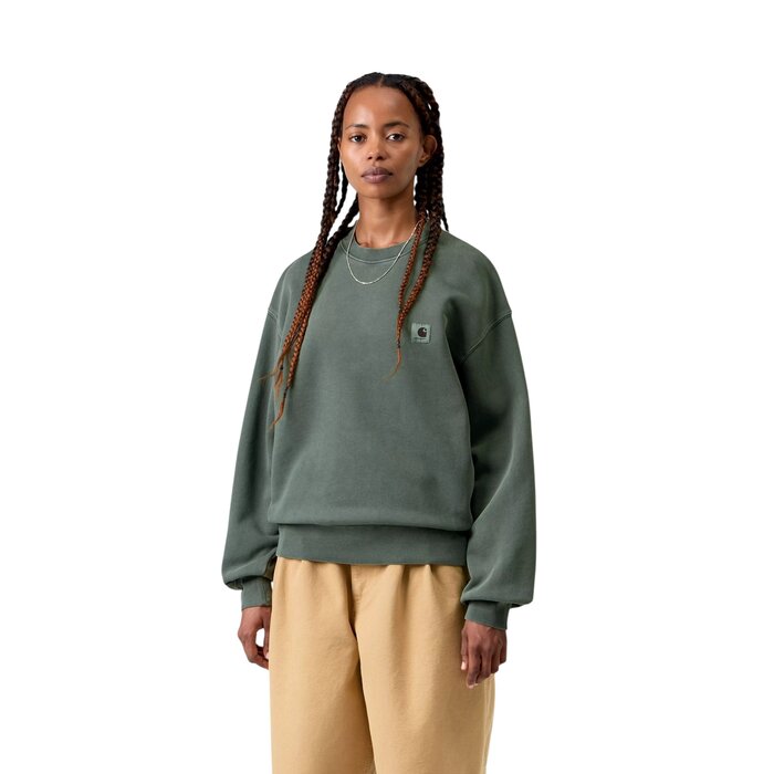 Carhartt WIP W' Nelson Sweatshirt - Dark Scarab(Garment Dyed)