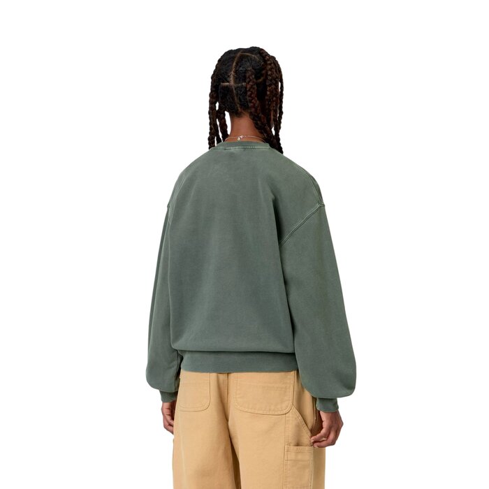 Carhartt WIP W' Nelson Sweatshirt - Dark Scarab(Garment Dyed)