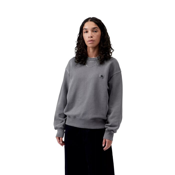 Carhartt WIP W' Nelson Sweatshirt - Styx(Garment Dyed)