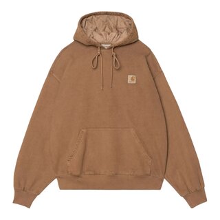 Carhartt WIP Hooded Vista Sweat - WIP H. Brown (Garment Dyed)