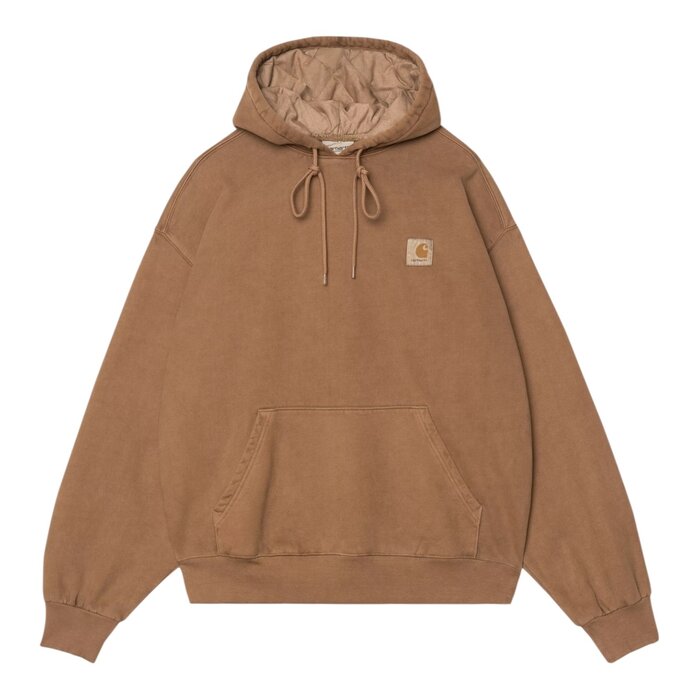 Carhartt WIP Hooded Vista Sweat - WIP H. Brown (Garment Dyed)