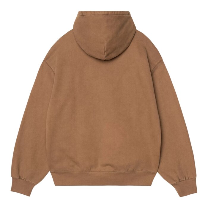 Carhartt WIP Hooded Vista Sweat - WIP H. Brown (Garment Dyed)