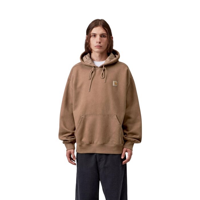 Carhartt WIP Hooded Vista Sweat - WIP H. Brown (Garment Dyed)