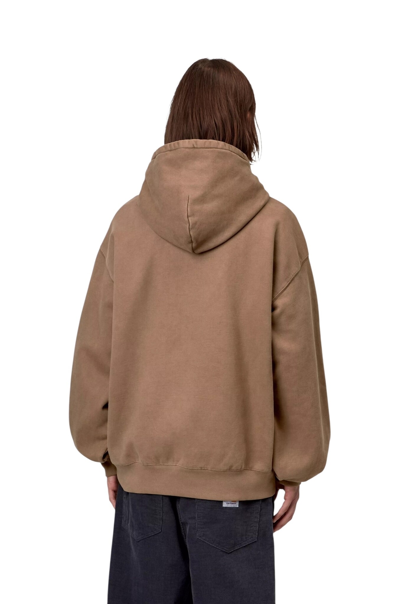 Carhartt WIP Hooded Vista Sweat - WIP H. Brown (Garment Dyed)