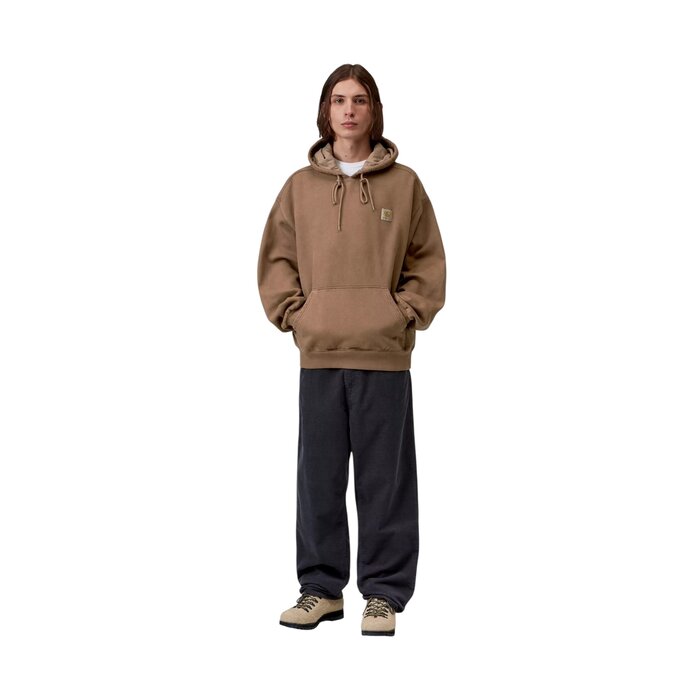Carhartt WIP Hooded Vista Sweat - WIP H. Brown (Garment Dyed)
