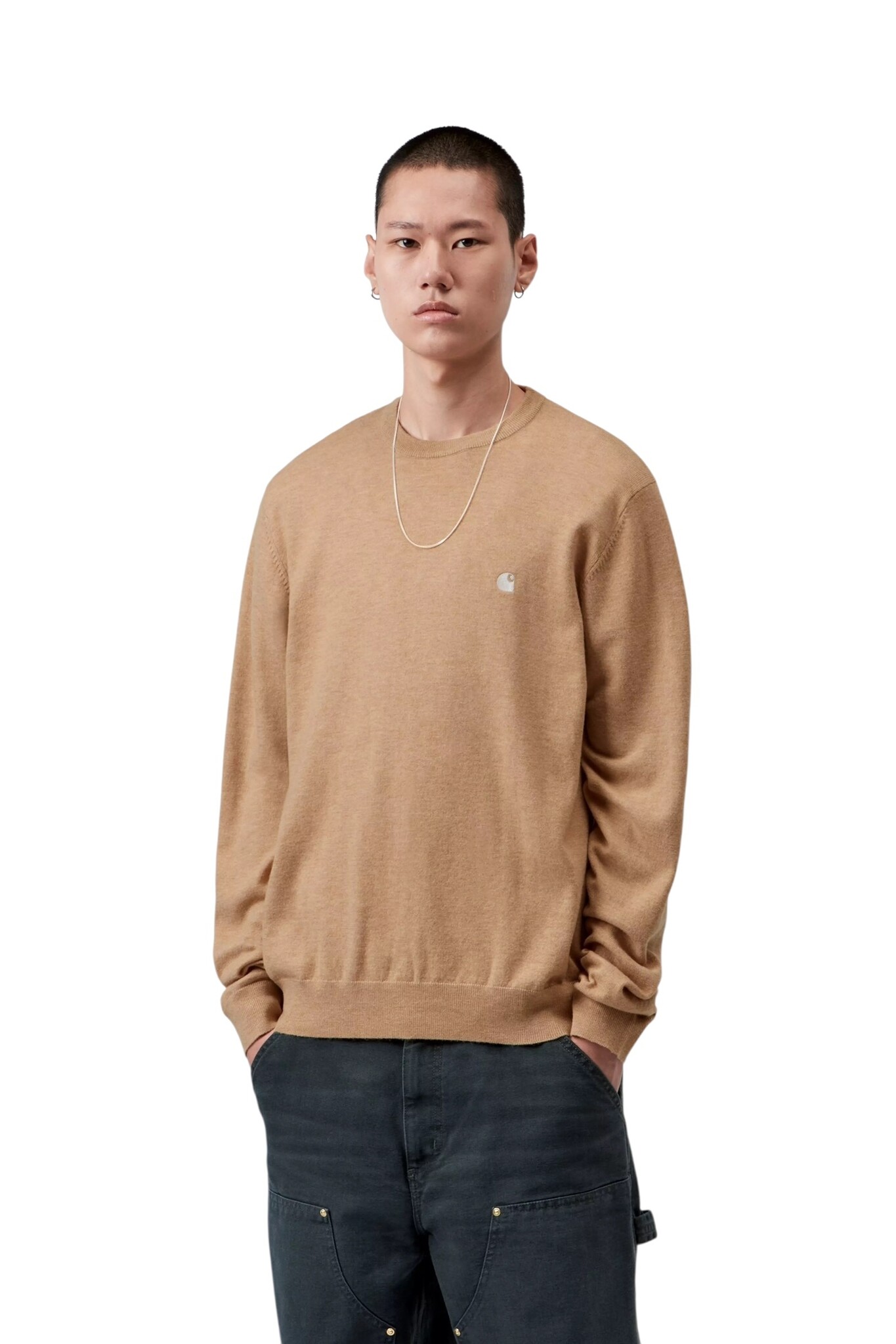 Carhartt WIP Madison Sweater - Wip Dusty H/Wax