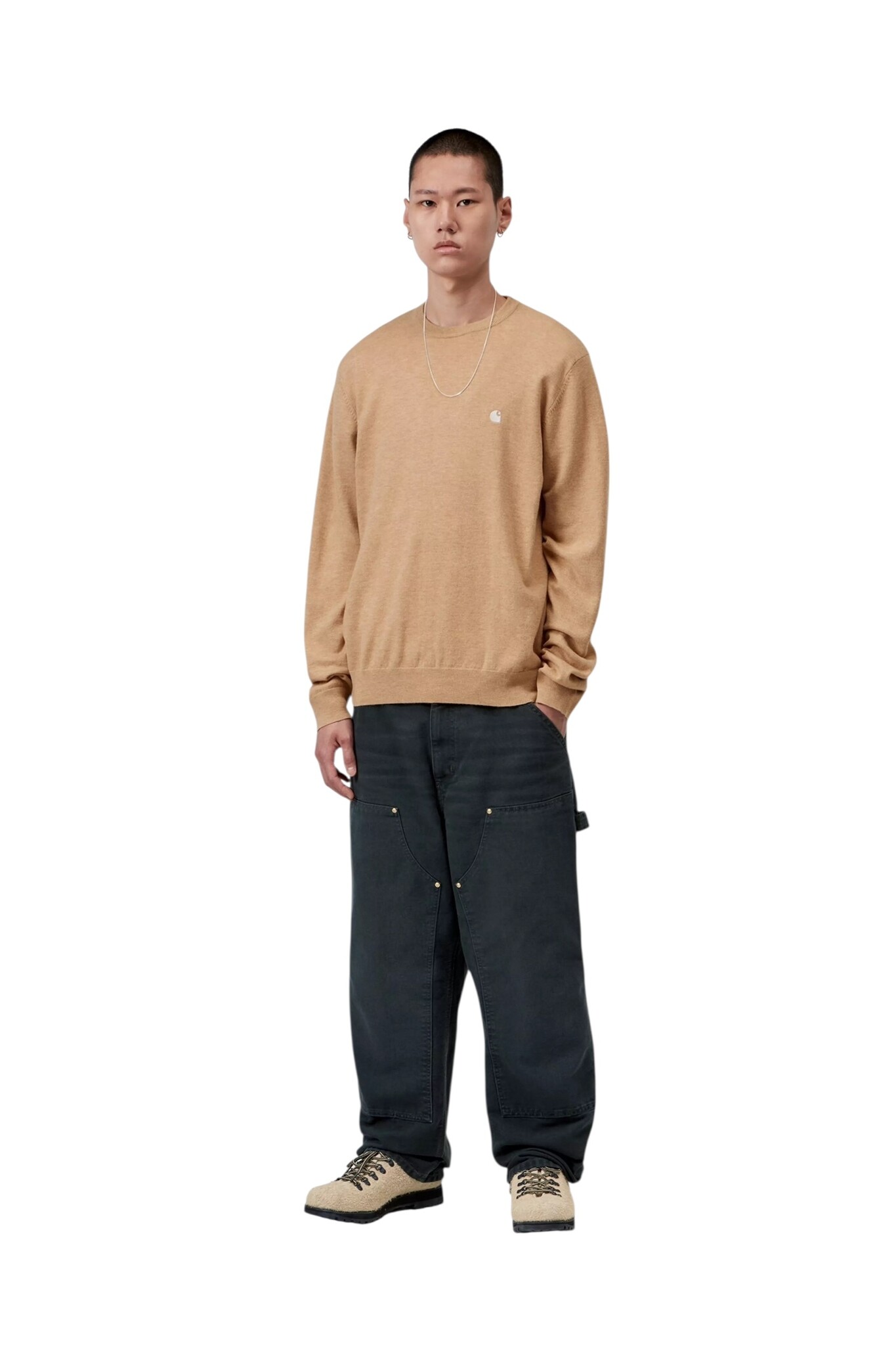 Carhartt WIP Madison Sweater - Wip Dusty H/Wax