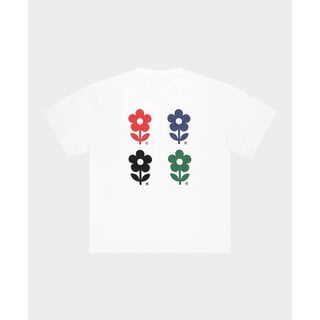 Arbor Antwerp Four Flower T-shirt - White