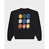 Nine Flowers Crewneck - Black