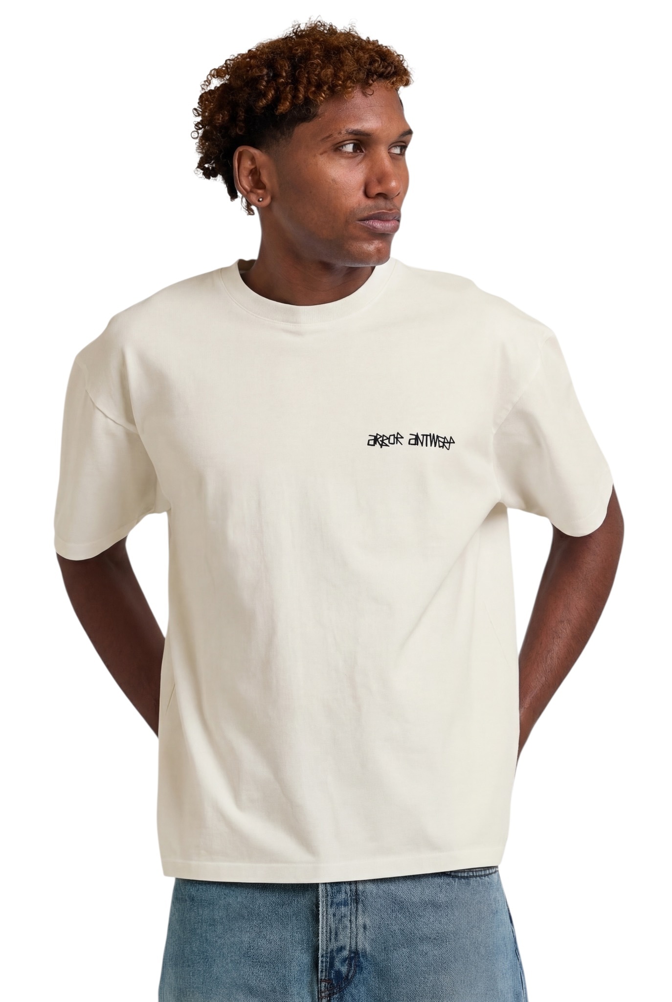 Arbor Antwerp Faded Flower T-shirt - Cream