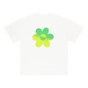 Two-tone Flower T-shirt - Green