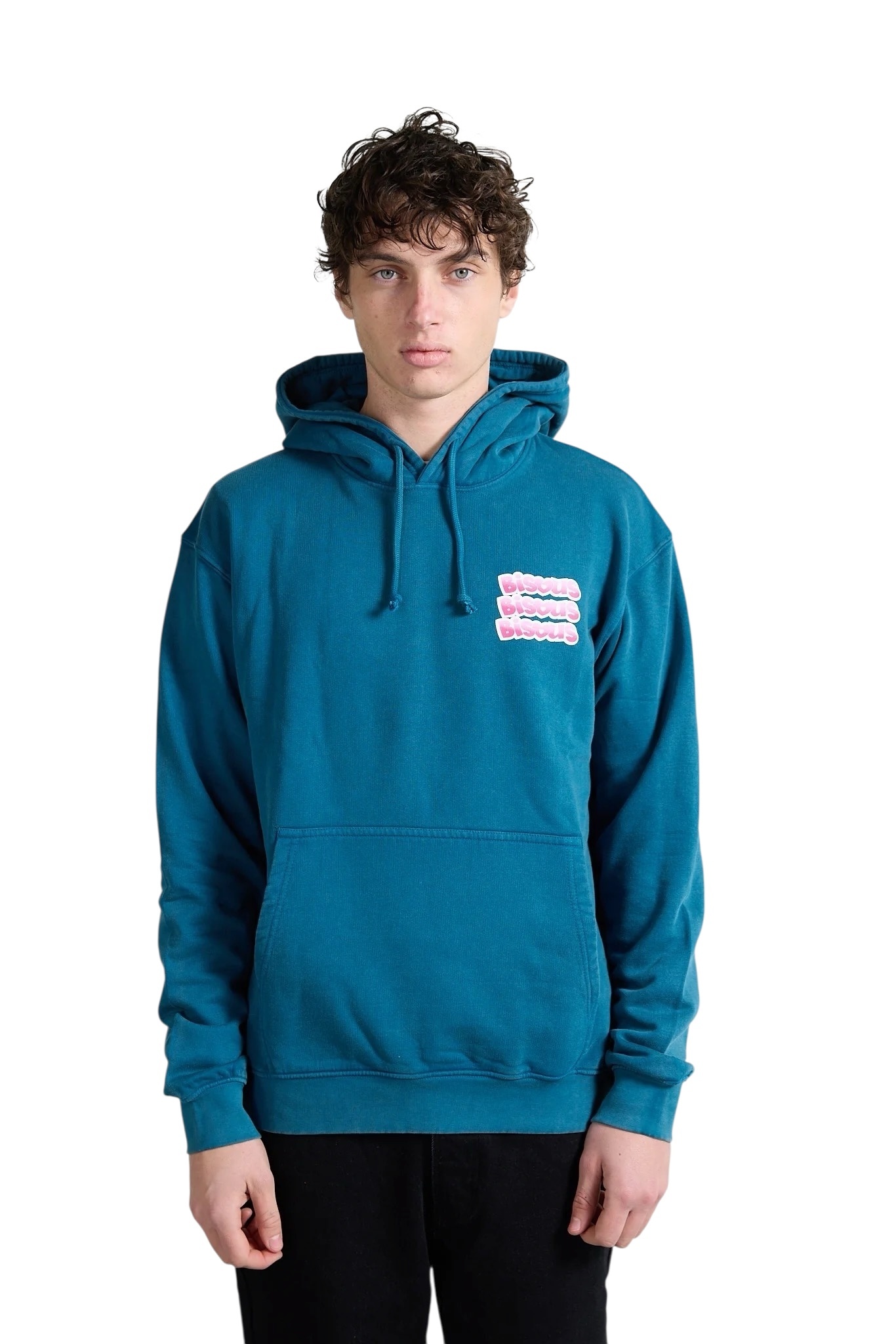 Bisous Skateboards Hoodie Tony - Blue