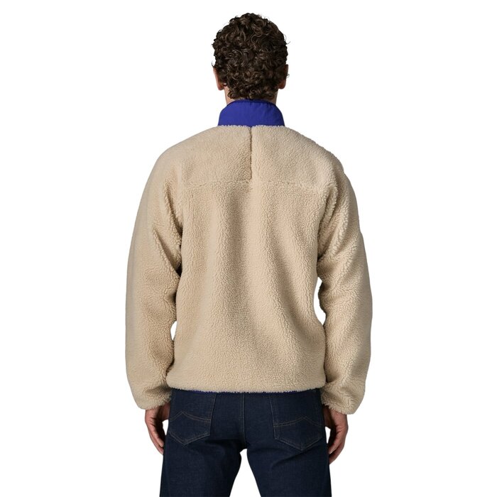Patagonia M's Classic Retro X Jkt- Dark Natural/Cobalt Blue