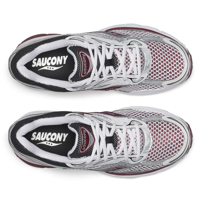 Saucony Progrid Omni 9 - White/Maroon