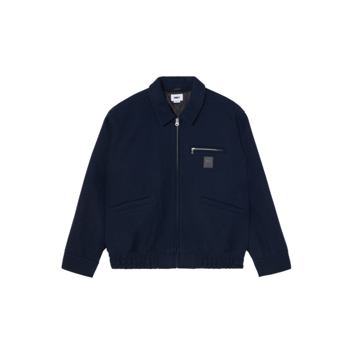 Obey Ledger Blouson Jacket - Dark Navy