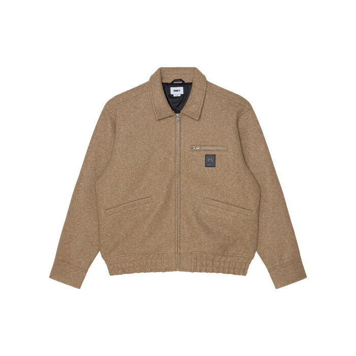 Obey Ledger Blouson Jacket - Latte