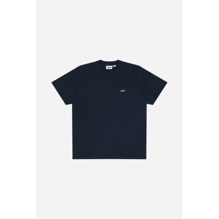 Obey Lowercase Pigment T-Shirt - Pigment Dark Sapphire