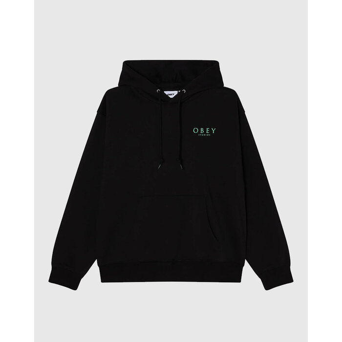 Obey Flores Robus Hood - Black