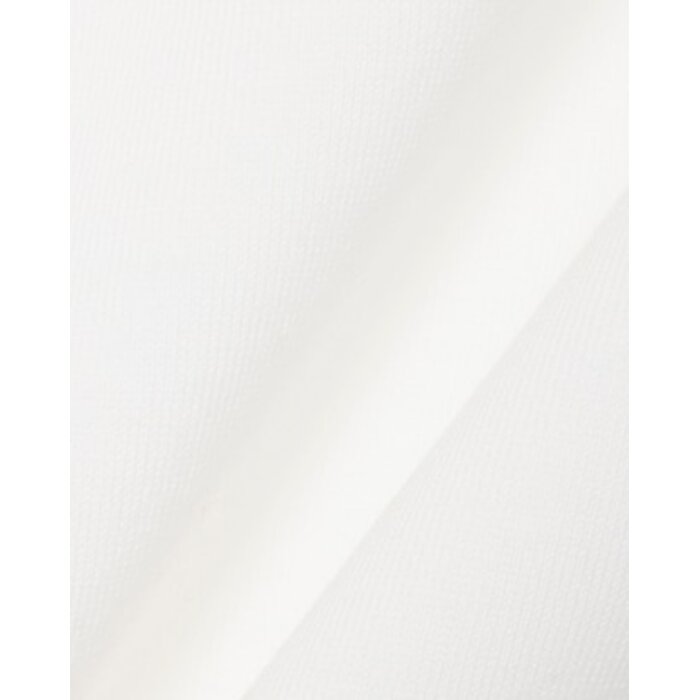 Lacoste T-Shirt Fabriqué en France Rayures Badge - Blanc