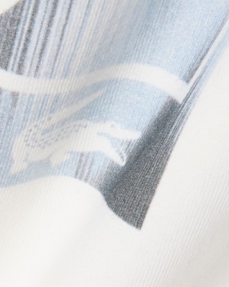 Lacoste T-shirt Jersey Imprimé Tennis Graphique - Blanc