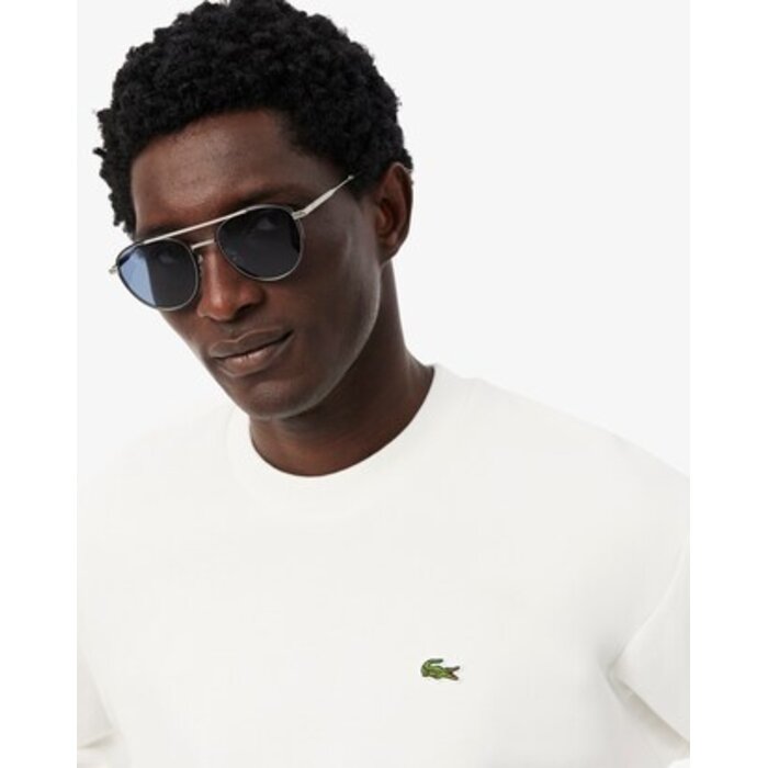 Lacoste Sweatshirt Molleton Coton - Blanc 70V