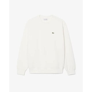 Lacoste Sweatshirt Molleton Coton - Blanc 70V