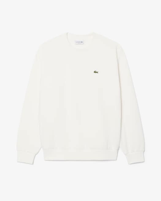 Lacoste Sweatshirt Molleton Coton - Blanc 70V