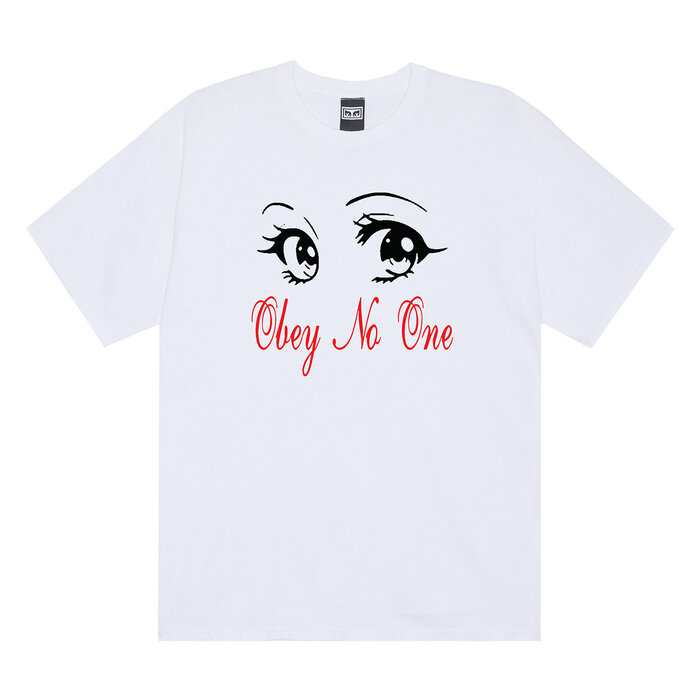 Obey No One Eyes - White