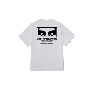 Obey The Medium Is The Message - White