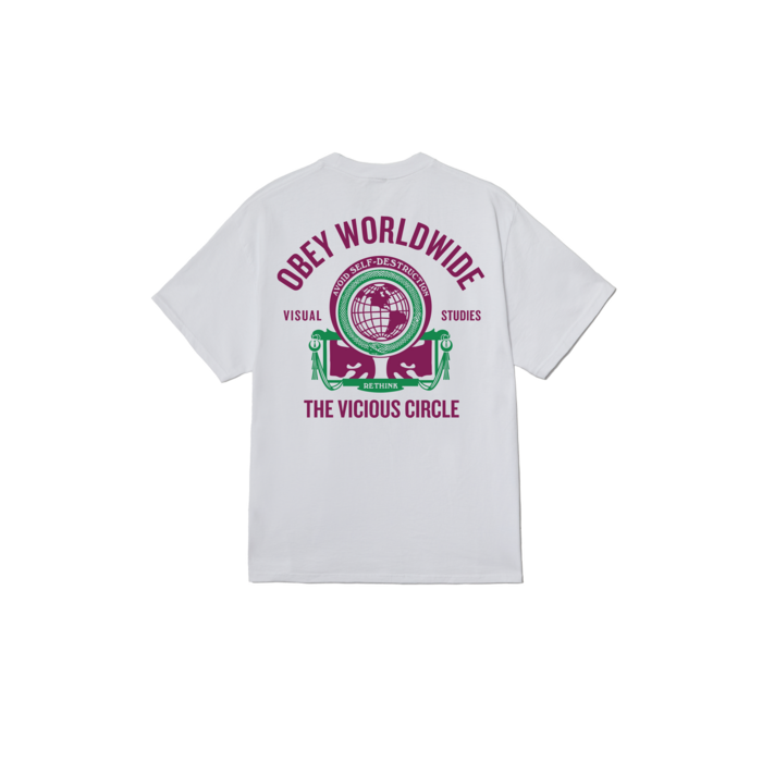 Obey Vicious Circle - White