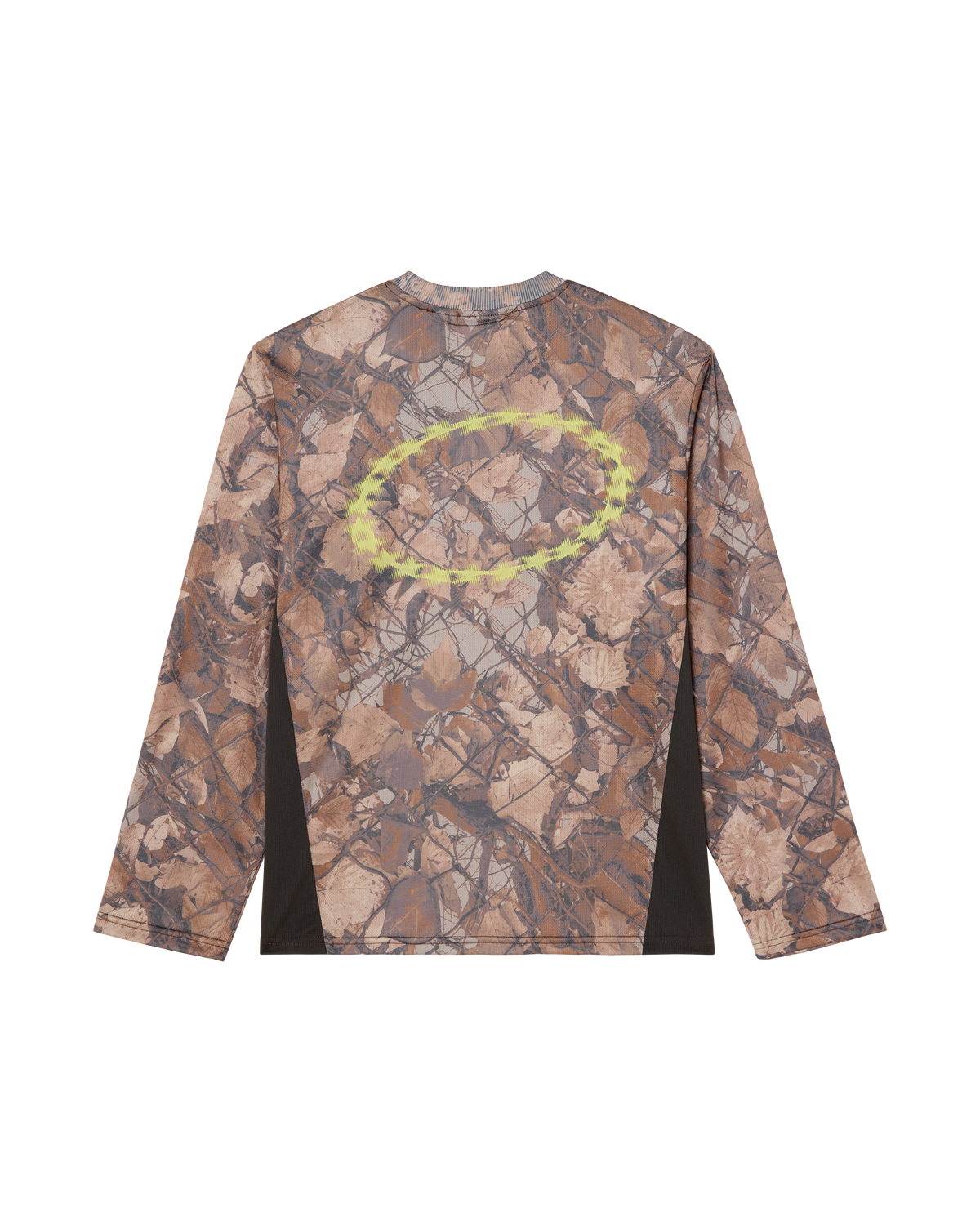Obey Basecamp Knit Ls Shirt - Fence Camo Multi
