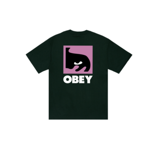 Obey Quarter Eye Icon - Forest Green