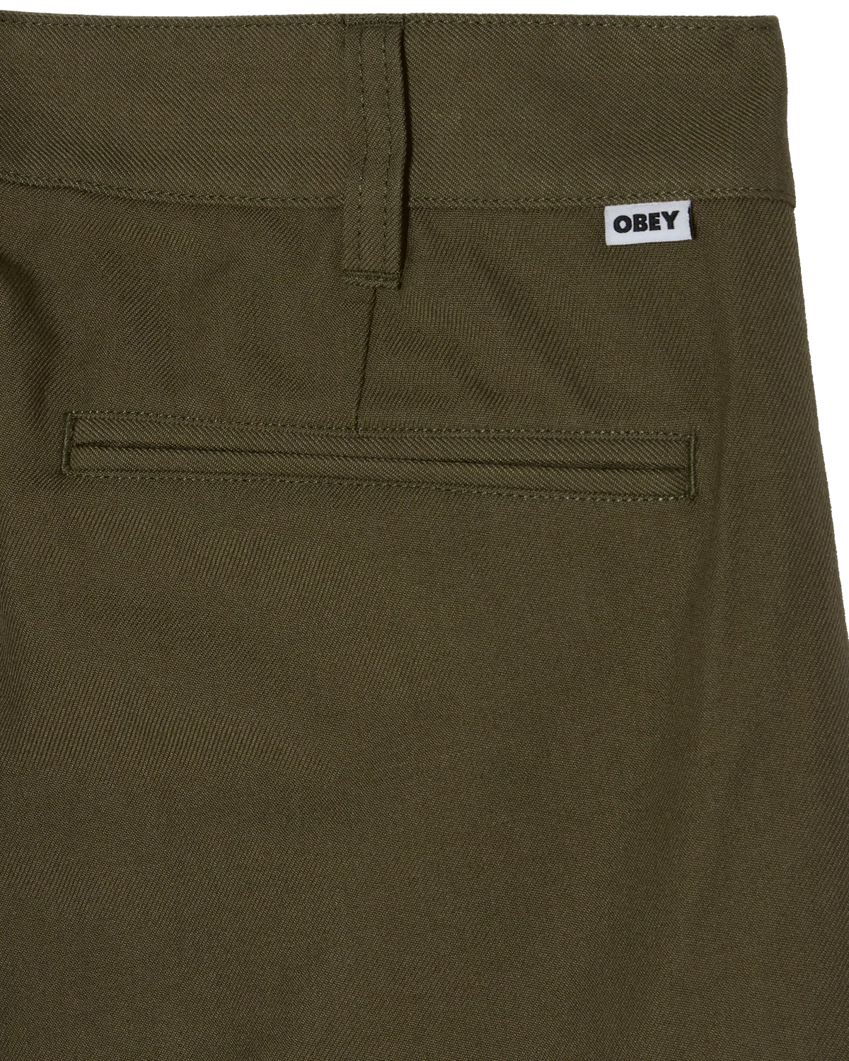 Obey Dean Pleated Pant - Stone Gray