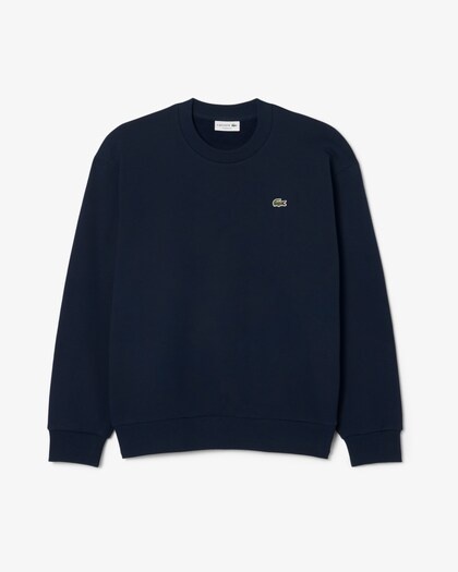 Lacoste Sweatshirt Molleton Coton - Bleu Marine