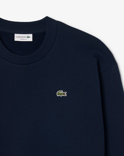 Lacoste Sweatshirt Molleton Coton - Bleu Marine