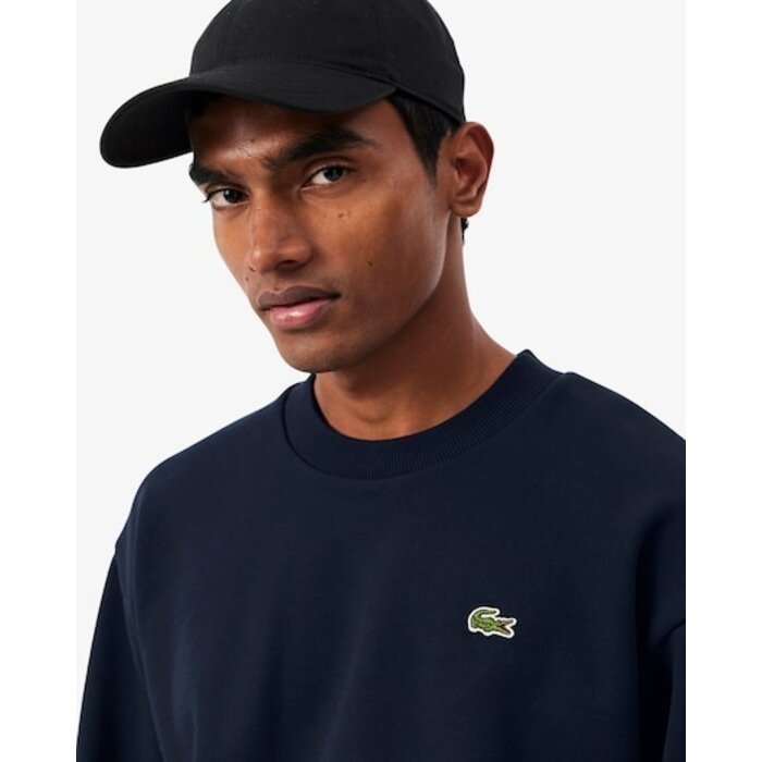 Lacoste Sweatshirt Molleton Coton - Bleu Marine