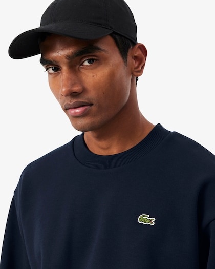 Lacoste Sweatshirt Molleton Coton - Bleu Marine